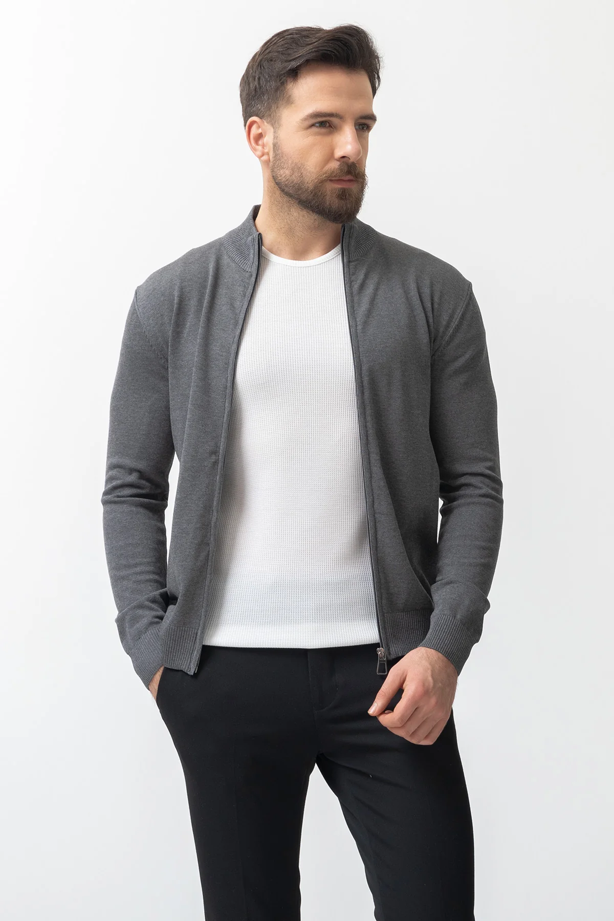11227: Cardigan: Anthracite - Image 5