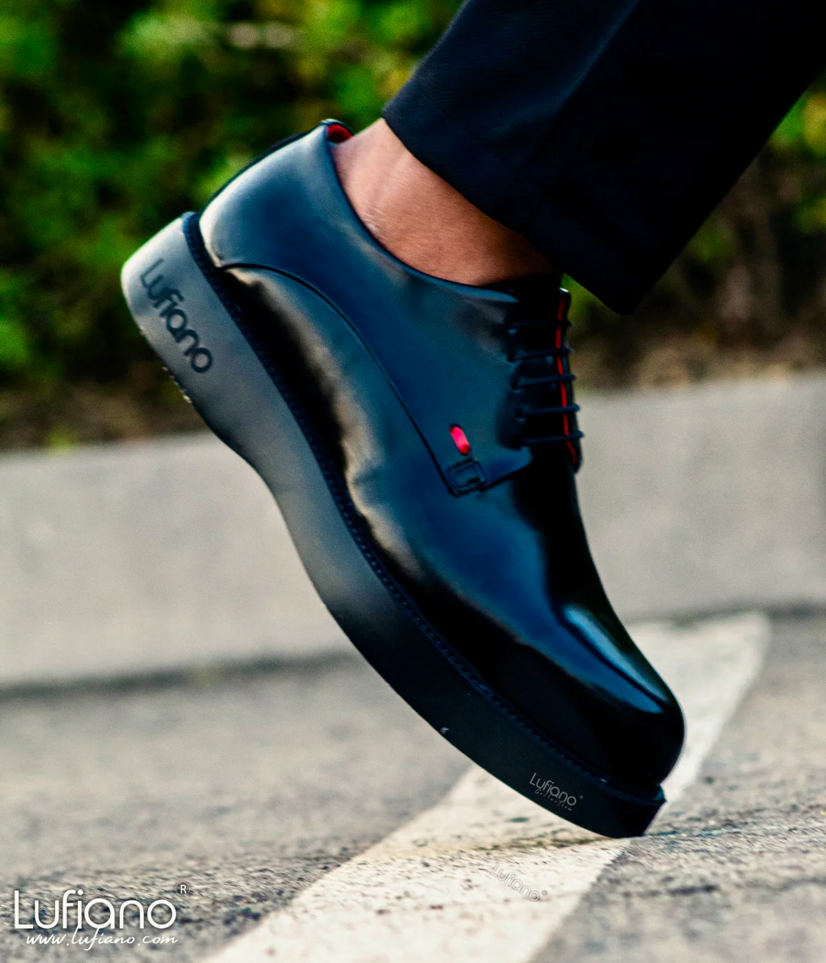 143 - Lufiano Lace up: Black - Image 3