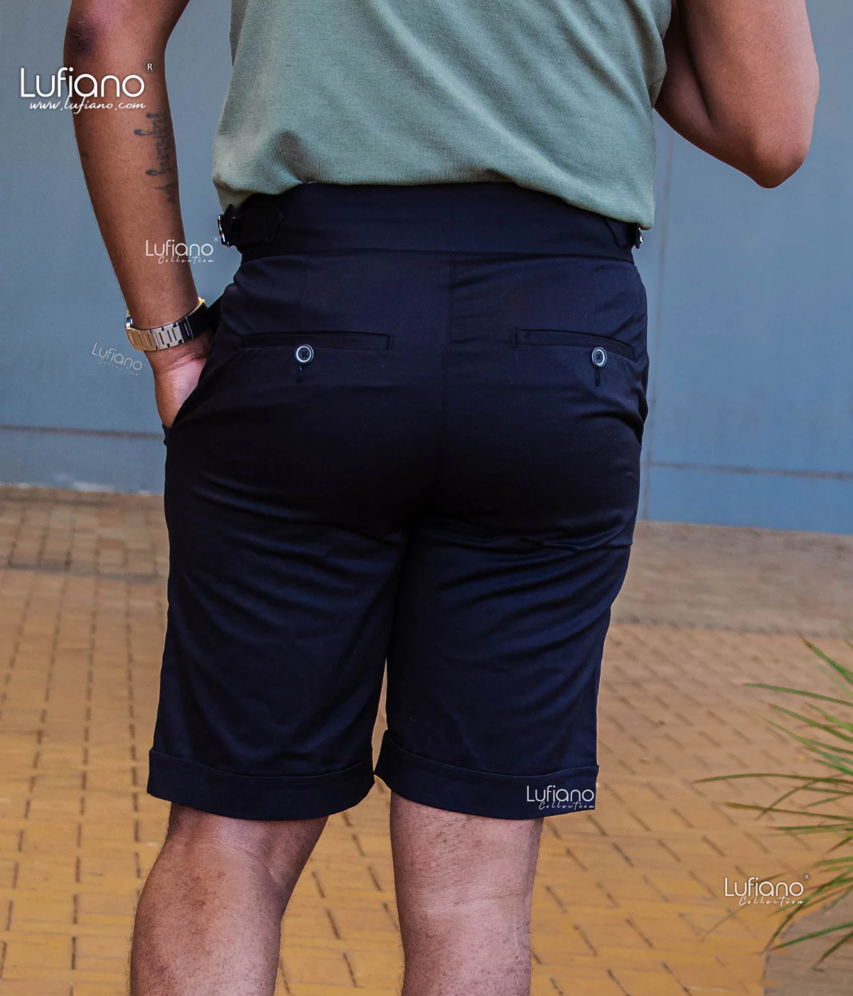 18105 Shorts: D.blue - Image 3