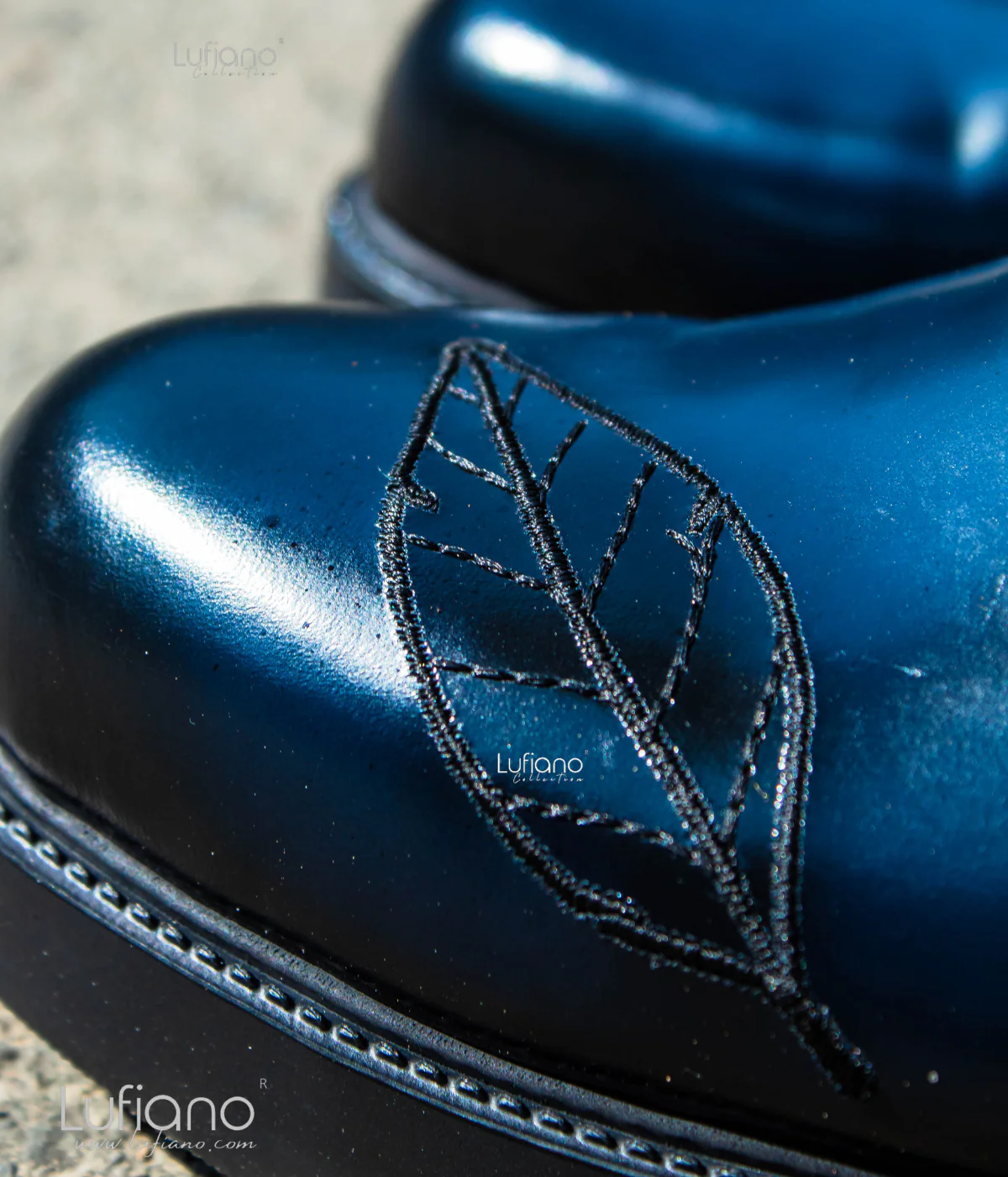 225 - Lufiano Lace up: Blue - Image 5