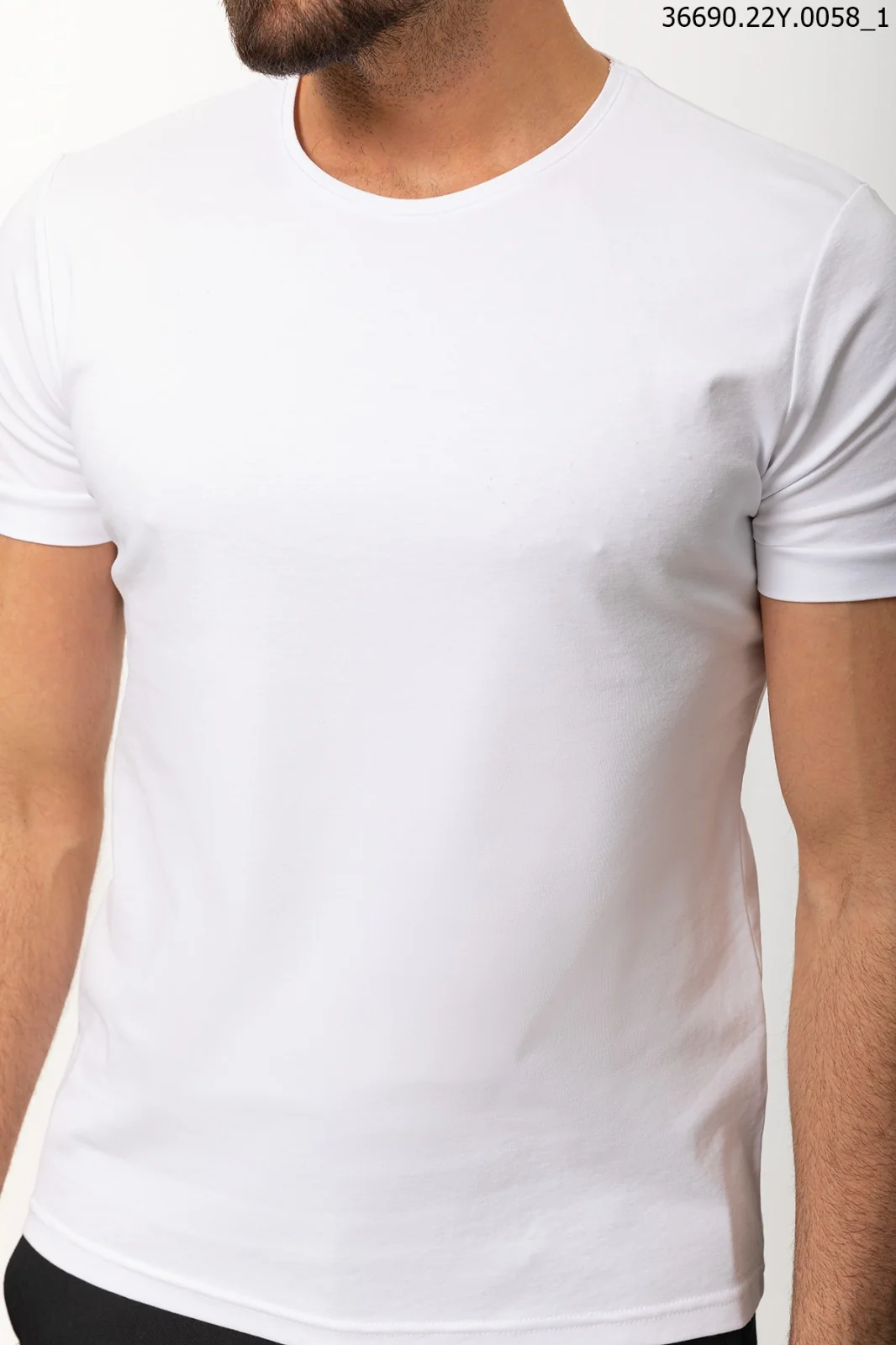 36690 MCR Round neck: White - Image 2