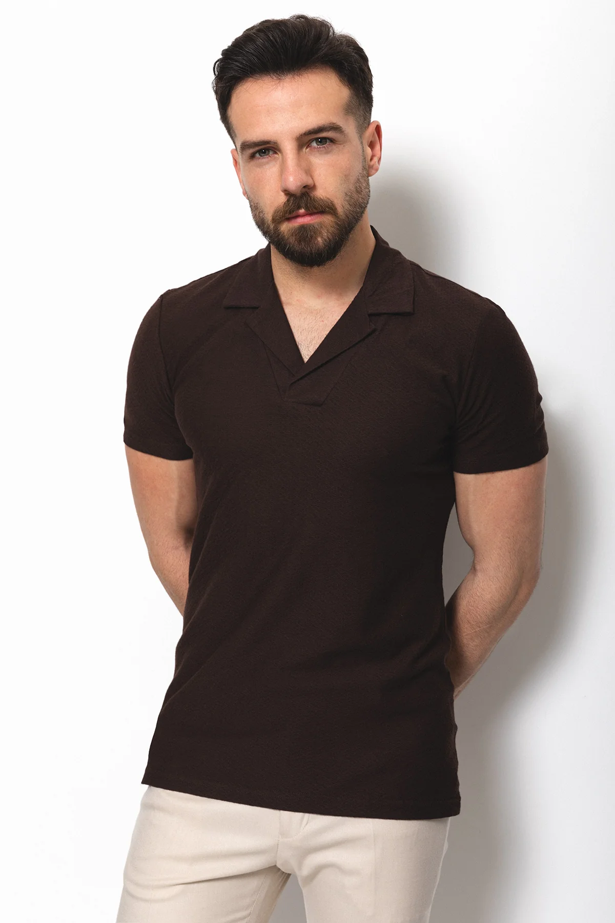 36709 Top: Brown - Image 3