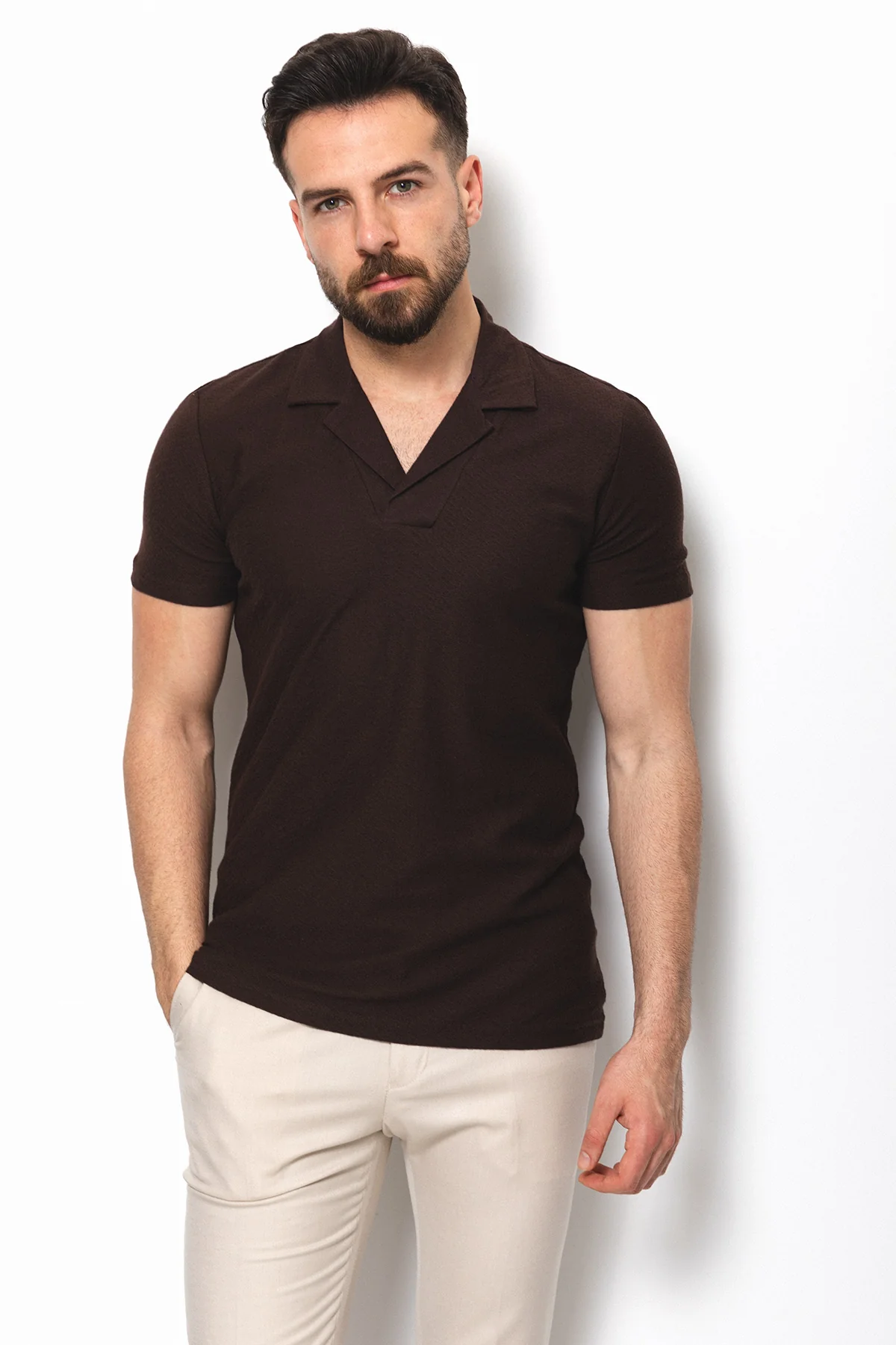 36709 Top: Brown - Image 4