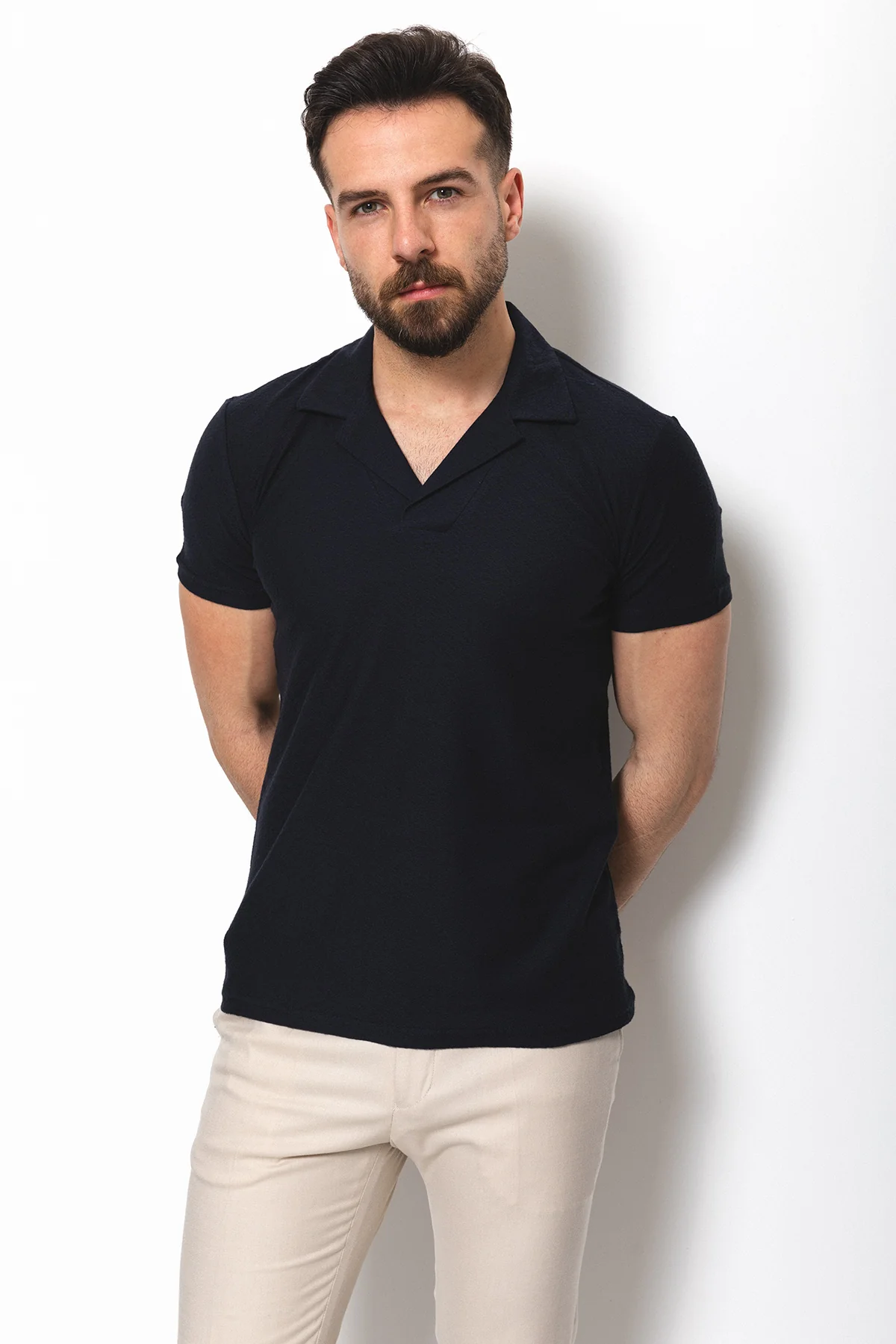36709 Top: Dark Blue - Image 3