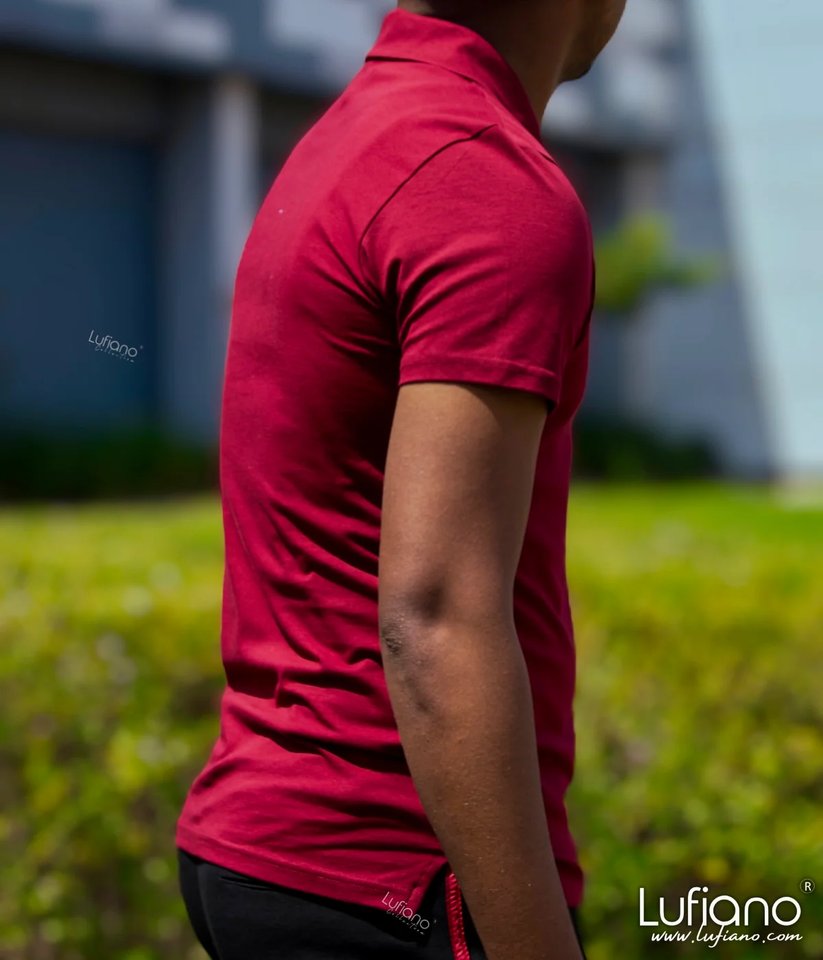 36713 Top: Claret Red - Image 3