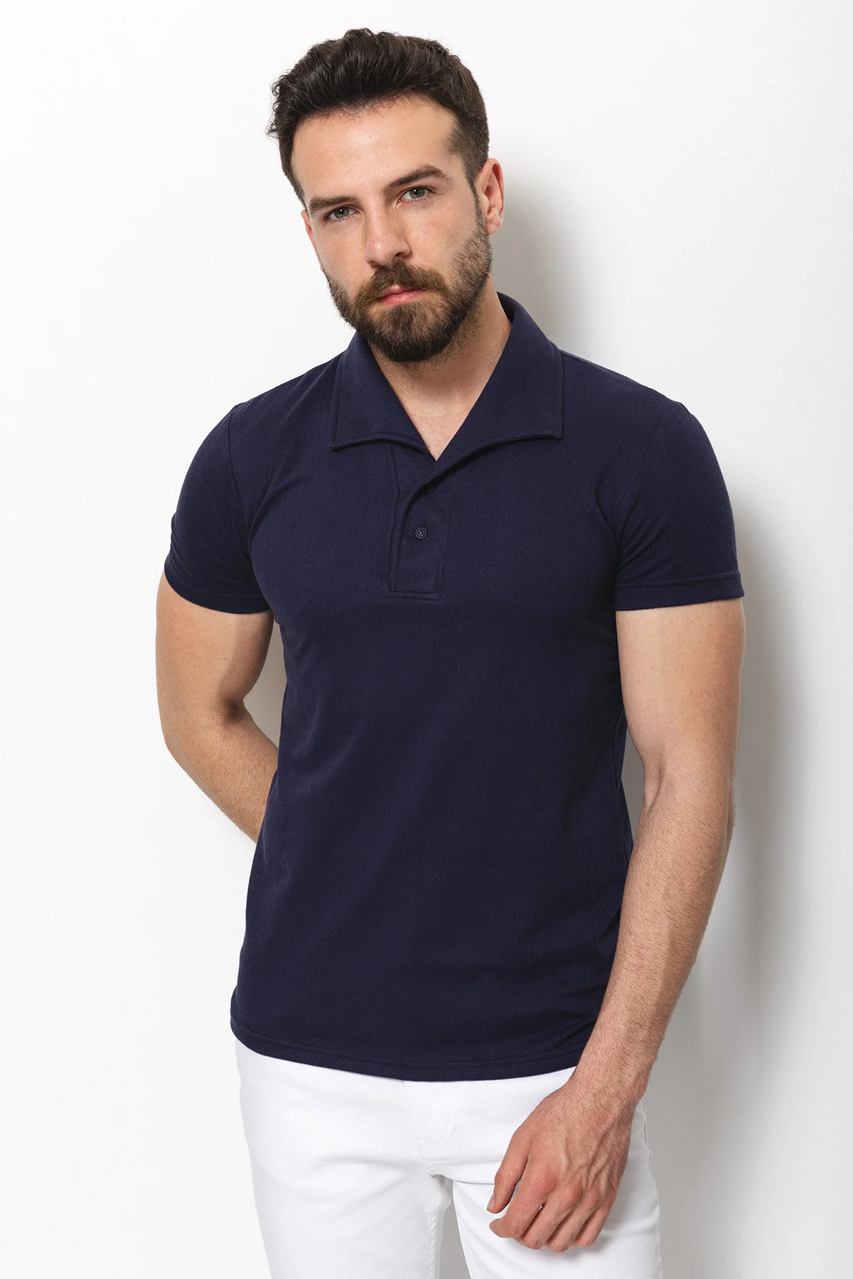 36715 Top: Dark Blue - Image 3