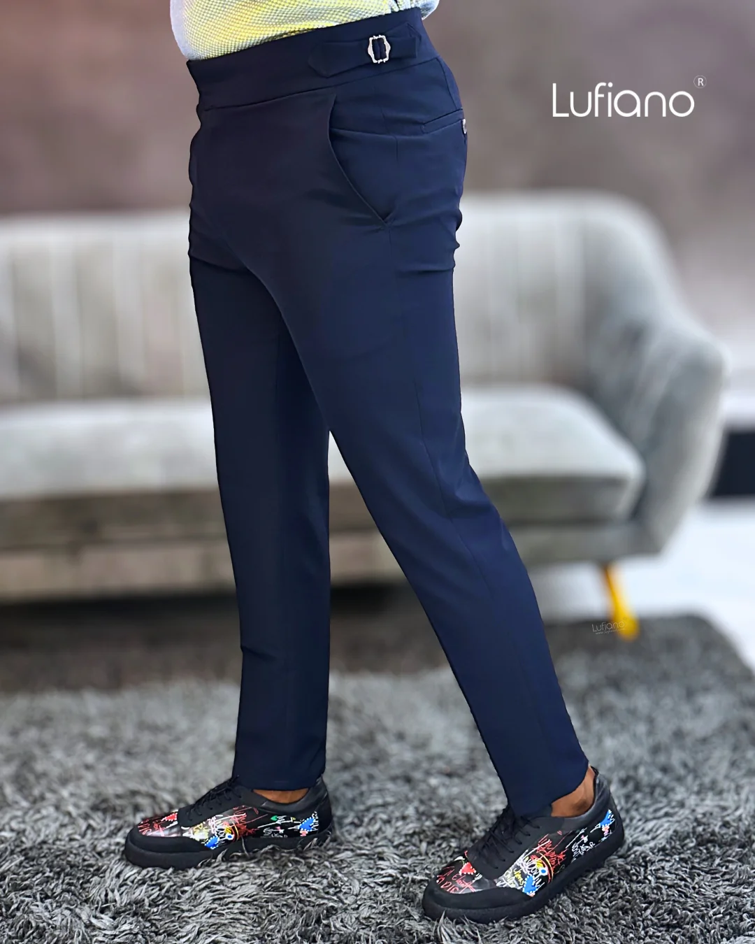38138 Pants: D.blue - Image 2