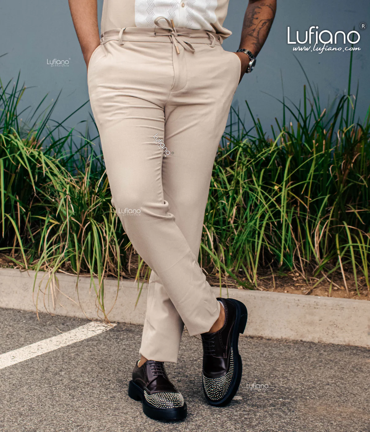 38145 Pants: Beige - Image 3