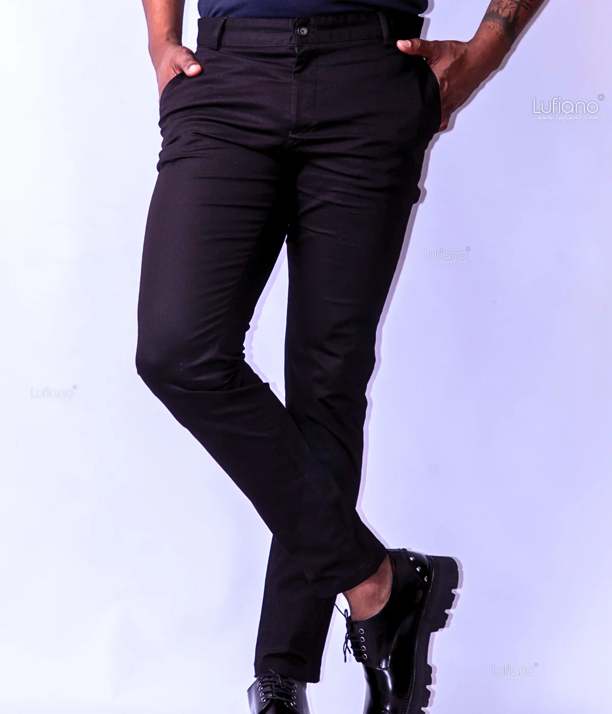 38159 Pants: Black
