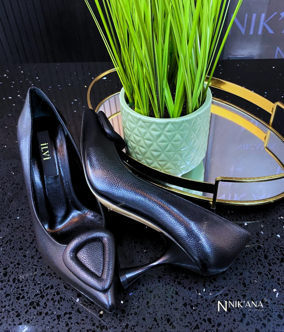 iLVi002-High Heels: Black - Image 2