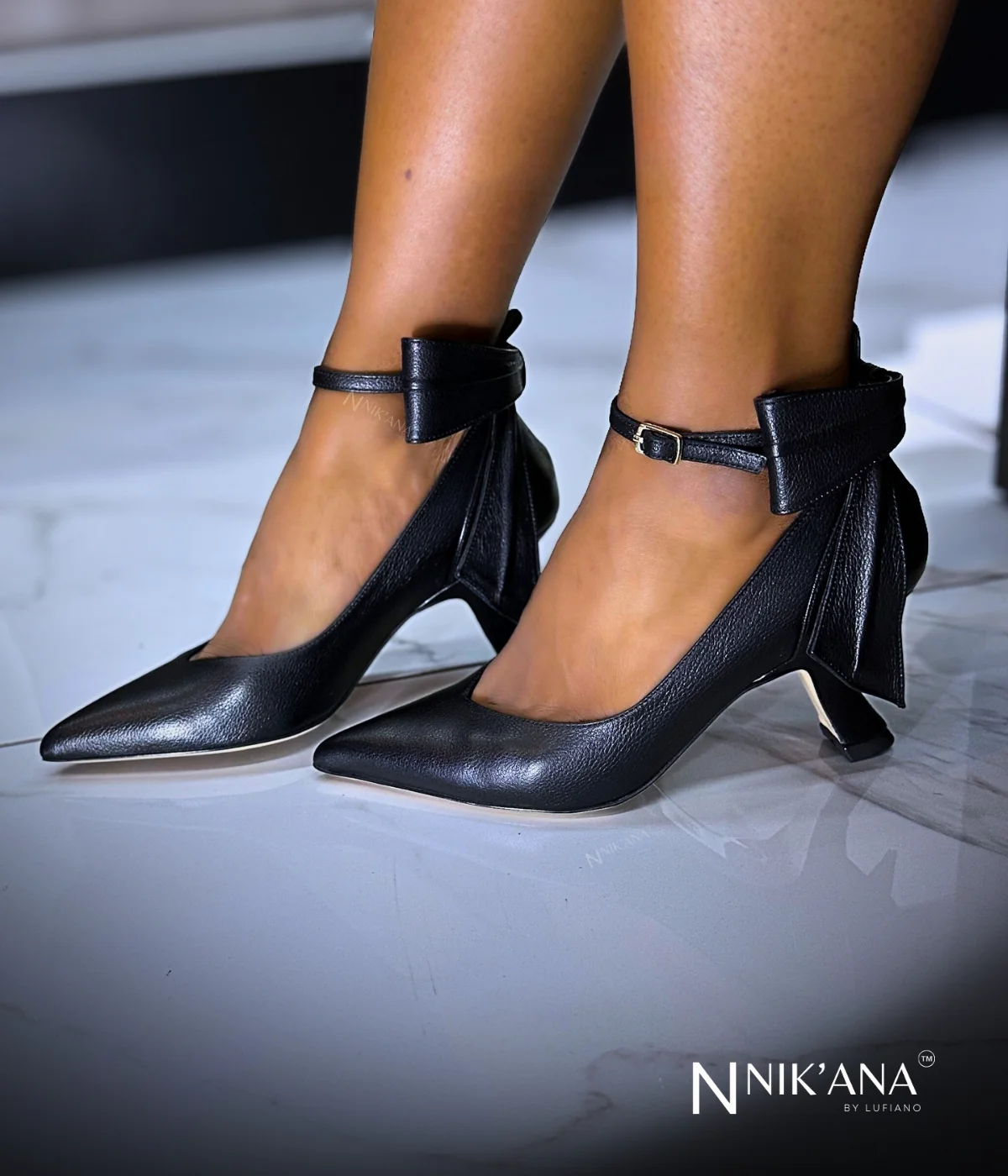iLVi014B-High Heels: Black - Image 2