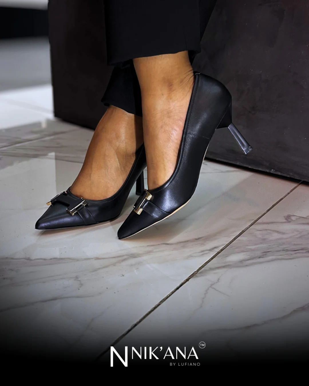 iLVi027-High Heels: Black