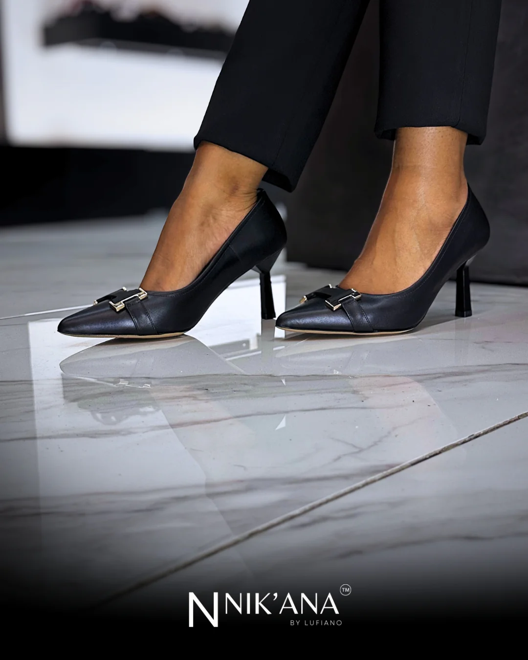 iLVi027-High Heels: Black - Image 2
