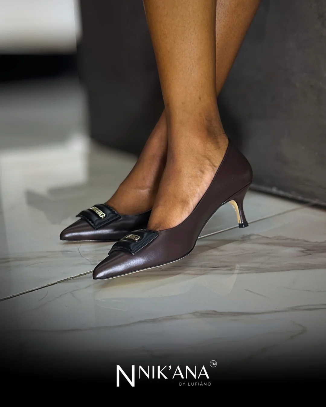 iLVi031-High Heels: Brown - Image 2