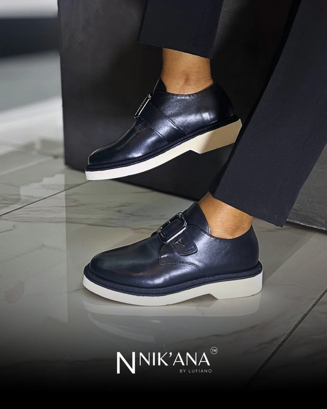 iLVi035-Monk strap: Black - Image 3