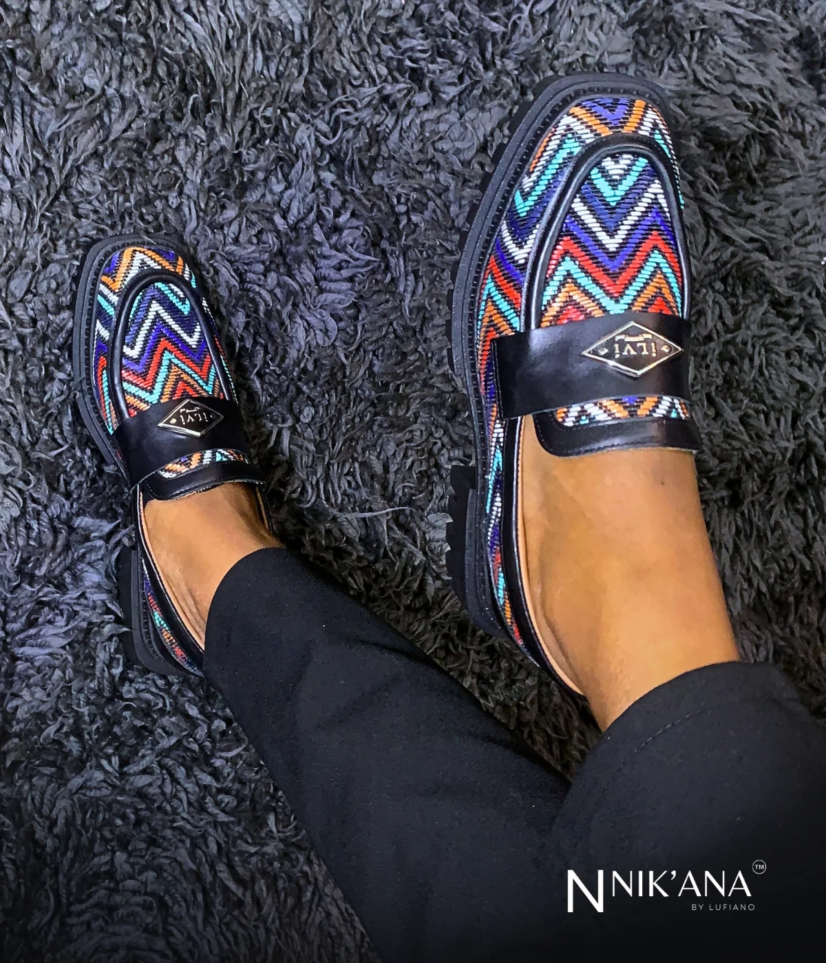 iLVi037-Slip on: Black-Colored - Image 2
