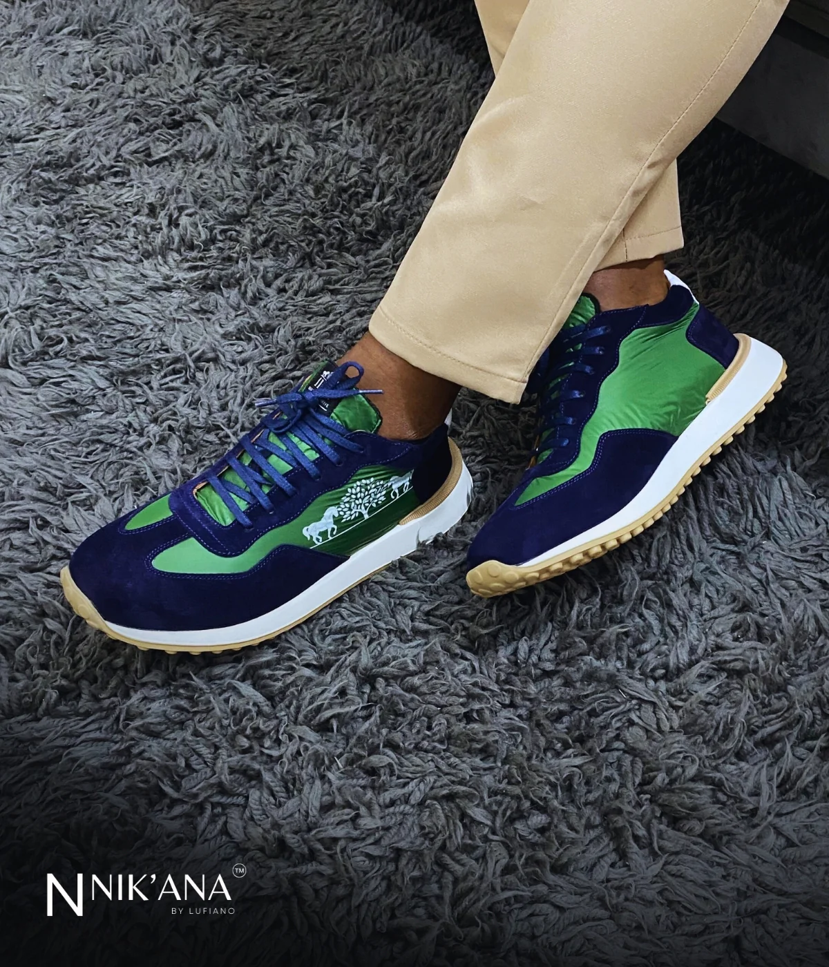 iLVi053-Lace up: Navy - Image 2