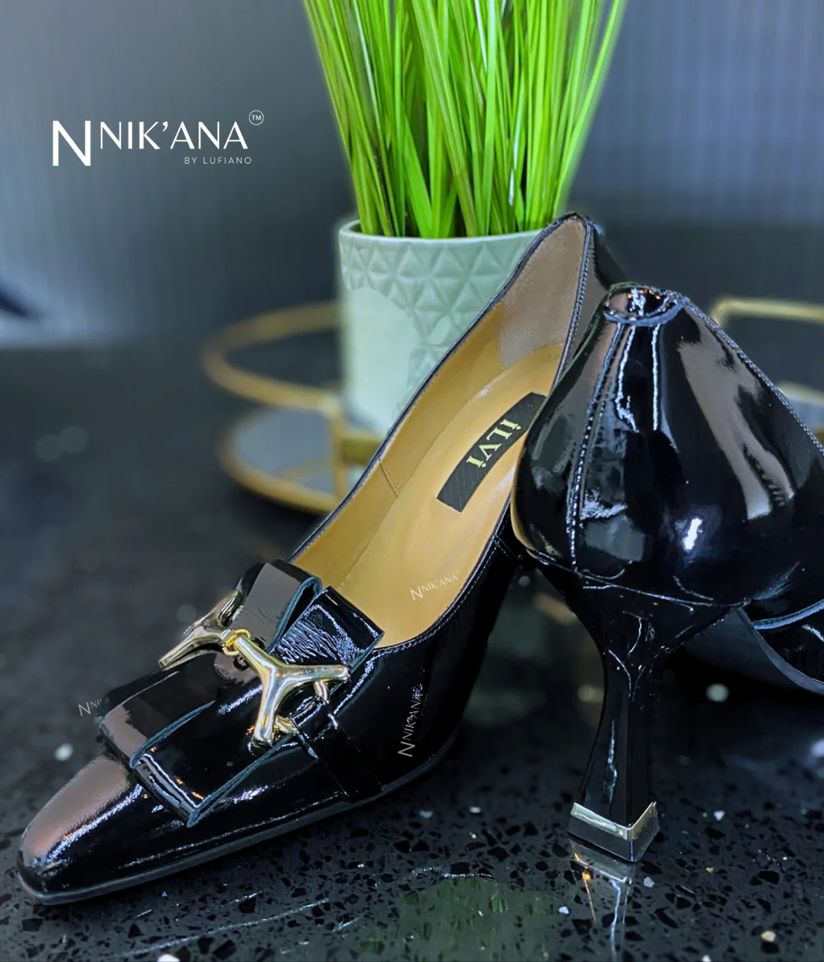 iLVi064-High Heels: Black - Image 2