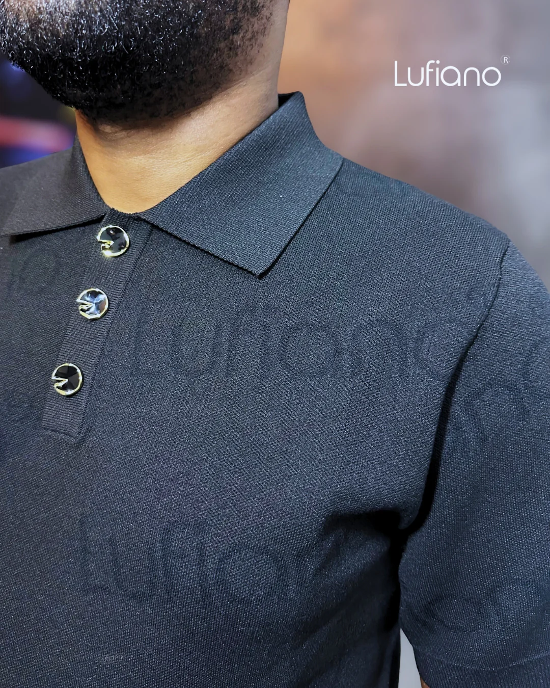 LFN008: Knit Top: Black - Image 3