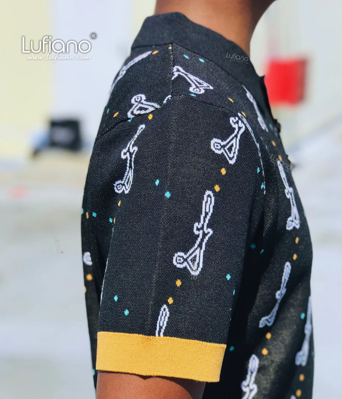 LFN018: Knit Top: Black - Image 3