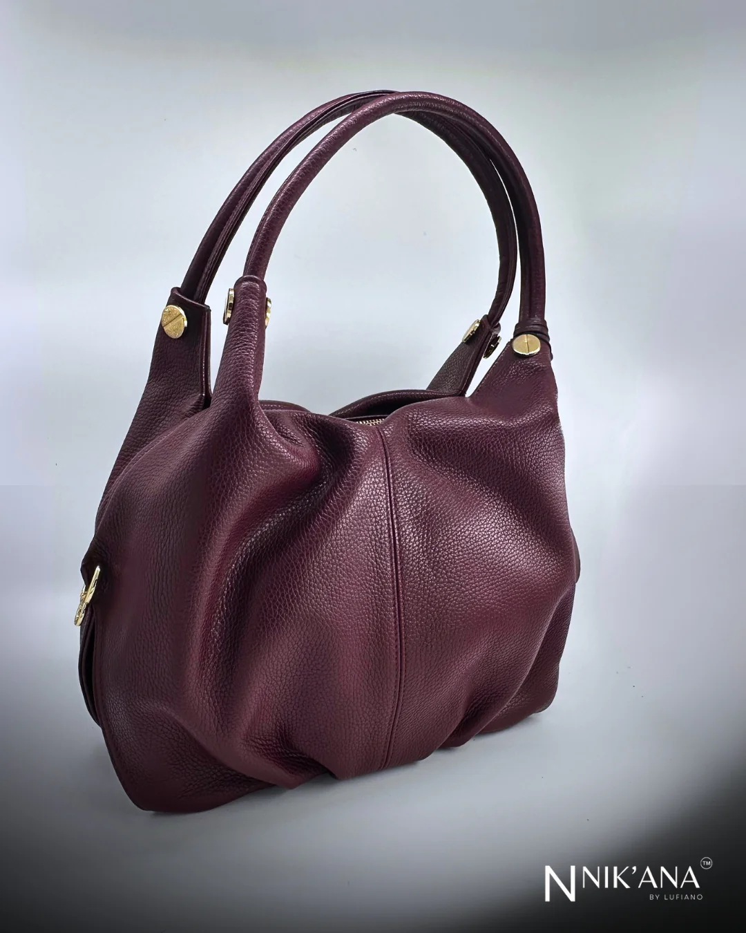 SKARLET053-Burgundy Hand bag