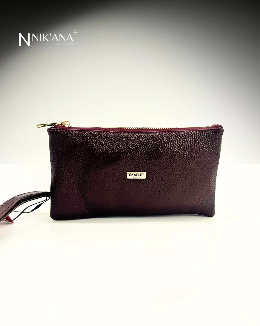 SKARLET063-Burgundy Side bag